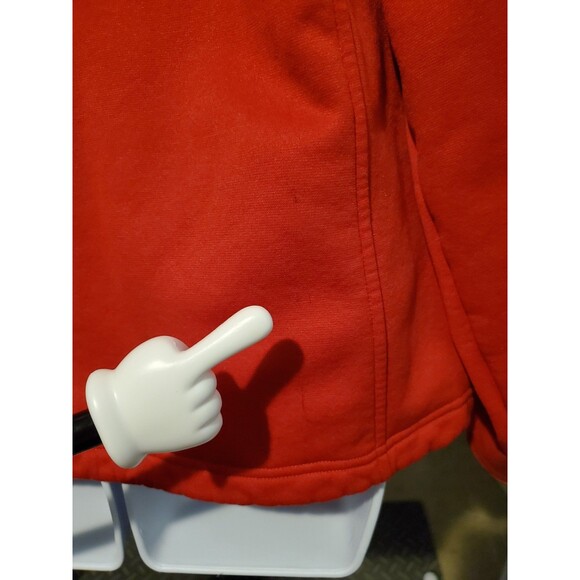 Under Armour Woman's Athletic Jacket-red w/black accents, size S - Picture 8 of 9